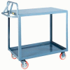 Little Giant® Ergonomic Welded Shelf Truck ERLG-3048-BRK, Flush Top Shelf, 30 x 48