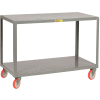 Little Giant® Mobile Table IP-3048-2, 2 Shelf, 30 x 48