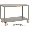 Little Giant® Mobile Table IP-3060-2TL, 2 Shelf, 30 x 60, Locking Casters