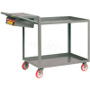 Little Giant® Order Picking Truck LGL-2436-WS-P-BK with Storage Pocket, Lip Shelves, 24 x 36