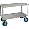 Little Giant® Flush Handle Instrument Cart, Lip Shelves, 24 x 48