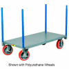 Little Giant® Pipe Stake Truck NBP-3660-8MRBK, 36 x 60, Mold-on Rubber Wheels