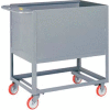 Little Giant® Raised Platform Box Truck RP4S-2436-6PY, 4 Solid Sides 24x36 2000 Lb. Cap.