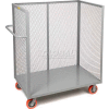 Little Giant® 3-Sided Bulk Truck T1-3048-6PY Mesh Sides 30x48 6 x 2 Polyurethane Wheels