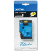 TC Series Tape Cartridge for P-Touch Labelers, Black on Yellow, 1/2 Width, 1/Pk