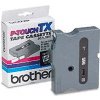 TX Series Tape Cartridge for PT-8000, PT-PC, PT-30/35, Black on Clear, 1/2 wide