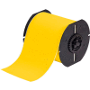Brady® B30 Indoor-Outdoor Industrial Vinyl Labels, 2-1-4"W x 100'L, Yellow, B30C-2250-595-YL