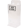 Brady® MVSDL Deluxe Safety Glasses Holder With Lid, Acrylic, 8"W x 18"H