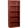 72" Bookcase with 5 Shelves in Bordeaux