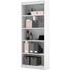 Bestar® Bookcase 29-1/2"W x 11-5/8"D x 72"H 5 Shelf White