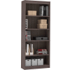 Bestar® Bookcase 29-1/2"W x 11-5/8"D x 72"H 5 Shelf Bark Gray