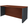 Bestar® Executive Wood Desk - 71" - Bordeaux & Graphite - Prestige+