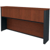 Bestar® Hutch for Credenza - 71" - Bordeaux & Graphite - Prestige+