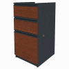 Bestar® Pedestal (Unassembled) - Bordeaux & Graphite - Prestige+