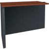 Bestar® Return Table - 40" - Bordeaux & Graphite - Prestige+