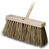Palmyra 16"W Street Broom, Wood Handle