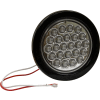 4" Round 24 LED Clear Backup Light w/ Grommet & Plug - 5624324