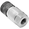 Buyers Flush-Face Coupler, FF08S12, 1-1/16-12 UNF NPT Port, Female Coupler