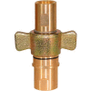 Buyers Wing Type Quick Detach Hydraulic Coupler, QDWC20, 1-1/4" NPT Coupler, 75 Flow GPM