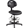 Bevco 7500-BLK Everlast Polyurethane Chair, Black Nylon Base, Mushroom Glides