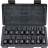 Blackhawk UH-1216CS 1/2" Drive 16 Piece 1/4-3/4" & 6-19MM Hex Bit Impact Socket Set