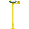 Bradley S19-210B Pedestal-Mounted Eyewash with Stainless Steel Bowl, Galvanized Steel Pipe
