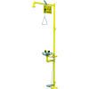 Bradley Drench Shower & Eye/Facewash - Plastic Showerhead, Stainless Steel Bowl and Foot Pedal
