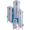 Band Clamp Multi Cartridge Filter Housing- 4 Filter Capacity, 10-1/4 Dia x 20H, 2MNPT Connection