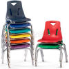 Jonti-Craft&#174; Berries&#174; Plastic Chair with Chrome-Plated Legs - 16" Ht - Yellow