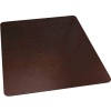 ES Robbins® Office Chair Mat for Carpet - 46" x 60" - Bronze - Straight Edge