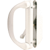 Prime-Line® Sliding Door Handle Set, With Latch, White, C 1275