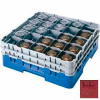 Cambro 25S738416 - Camrack Glass Rack Low Profile 25 Compartments 7-3/4" Max. Height Cranberry - Pkg Qty 3