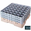 Cambro 36S1114110 - Camrack Glass Rack 36 Compartments 11-3/4" Max. Height Black NSF - Pkg Qty 2