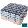 Cambro 36S900414 - Camrack Glass Rack Low Profile 36 Compartments 9-3/8" Max. Height Teal NSF - Pkg Qty 2