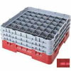 Cambro 49S638163 - Camrack Glass Rack 49 Compartments 6-7/8" Max. Height, Red, NSF - Pkg Qty 3