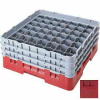 Cambro 49S800416 - Camrack Glass Rack 49 Compartments 8-1/2" Max. Height, Cranberry, NSF - Pkg Qty 2
