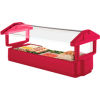 Cambro 4FBRTT158 - Tabletop Salad Bar, 51&quot;L x 27&quot;H, Table Top, 4-Pan Size, Breathguard, Hot Red