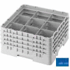 Cambro 9S434168 - Camrack Glass Rack 9 Compartments 5-1/4" Max. Height Blue - Pkg Qty 4