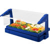 Cambro BBR480186 - Buffet Bar with Sneeze Guard 24 x 48, Navy Blue