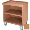 Cambro BC3304S157 - Bus Cart 330 5" Casters (4 Swivel 1 with Brake) Coffee Beige