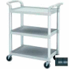 Cambro BC331KD110 - Bus Cart, 3 Shelves, 4" Casters, Black