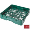 Cambro BR258163 - Camrack Base Rack Full Size 4" Inside Stack Height Red NSF - Pkg Qty 6