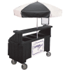 Cambro CVC72110 - Camcruiser Vending Cart, 1 full size pan, 6" deep, Black