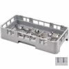 Cambro HFR258151 - Camrack HFR258151, Flatware Rack, 1/2 Size, 19-3/4" x 9 7/8" x 4", 2-5/8", Gray - Pkg Qty 6