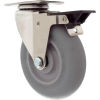 Durable Superior Casters Swivel Top Plate Caster - 3&quot;Dia. Element with Tech Lock