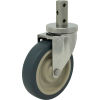 Durable Superior Casters Swivel Stem Caster - 3&quot;Dia. Thermo-Pro, Bore with 2&quot;H Stem