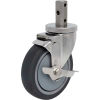 Durable Superior Casters Swivel Stem Caster - 5&quot;Dia. Thermo-Pro, Bearing with Tech Lock, 2&quot;H Stem