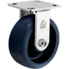 Bassick® Prism Stainless Steel Rigid Caster - Solid Urethane - 4" Dia.