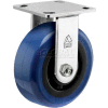 Bassick® Prism Stainless Steel Rigid Caster - Eagle Urethane - 6" Dia.