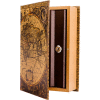 Barska Antique Map Diversion Book Lock Box With Keyed Lock CB12480 10-3/4" x 7" x 2-3/4"